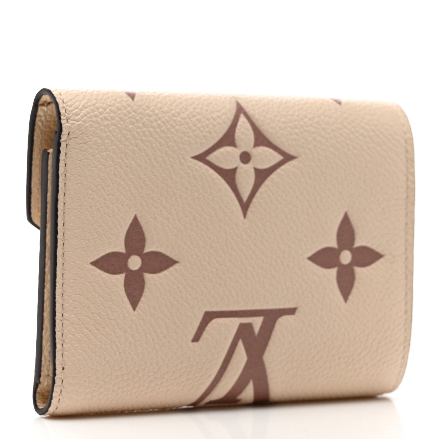 Louis Vuitton Empreinte Monogram Giant Victorine Wallet Creme Bois De Rose 3 of 6