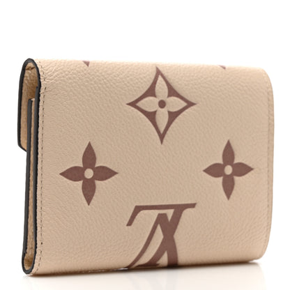 Louis Vuitton Empreinte Monogram Giant Victorine Wallet Creme Bois De Rose 3 of 6