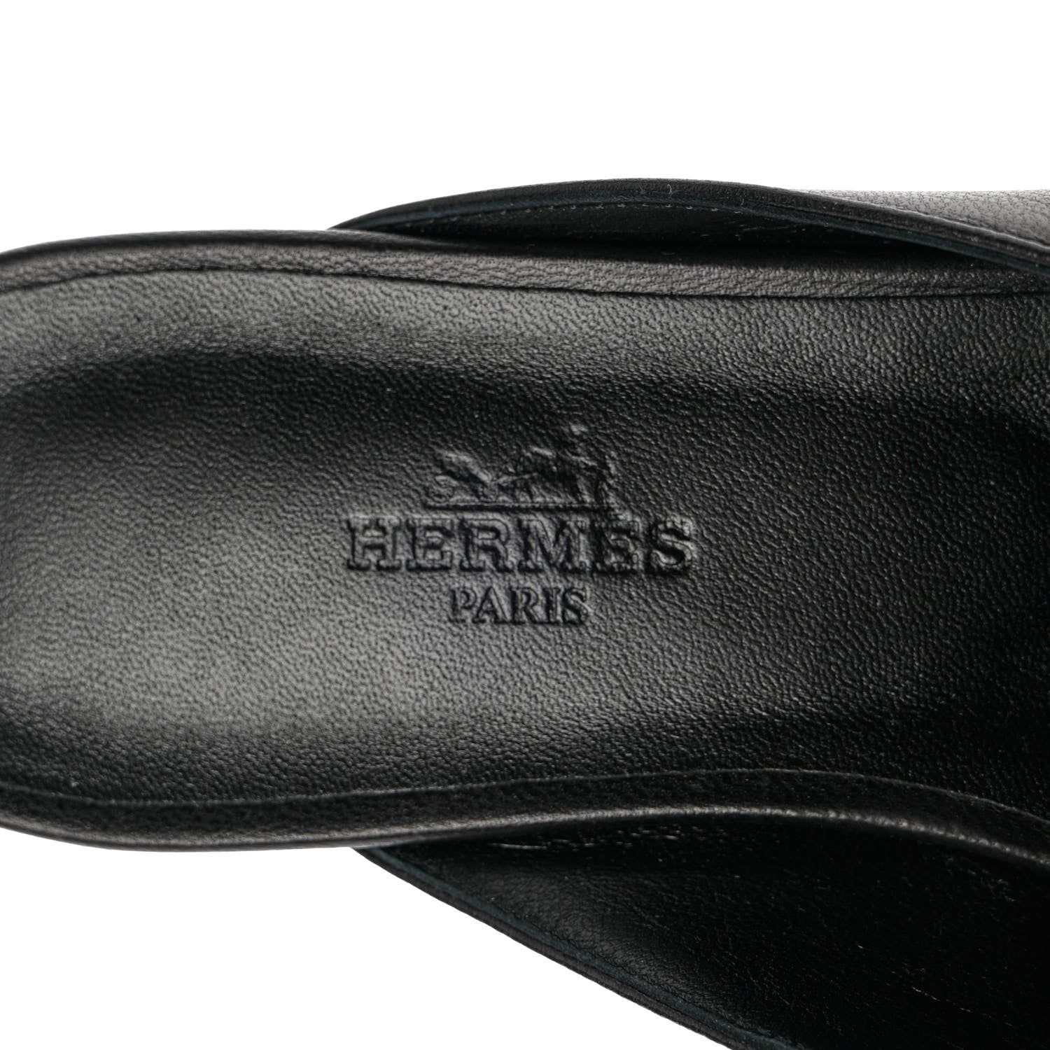 Hermes Goatskin Oz Mules 36 Black 12 of 18