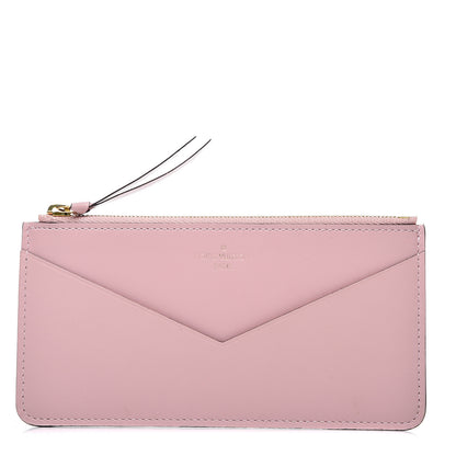 Louis Vuitton Calfskin Jeanne Wallet Zippered Insert Rose Ballerine 1 of 6