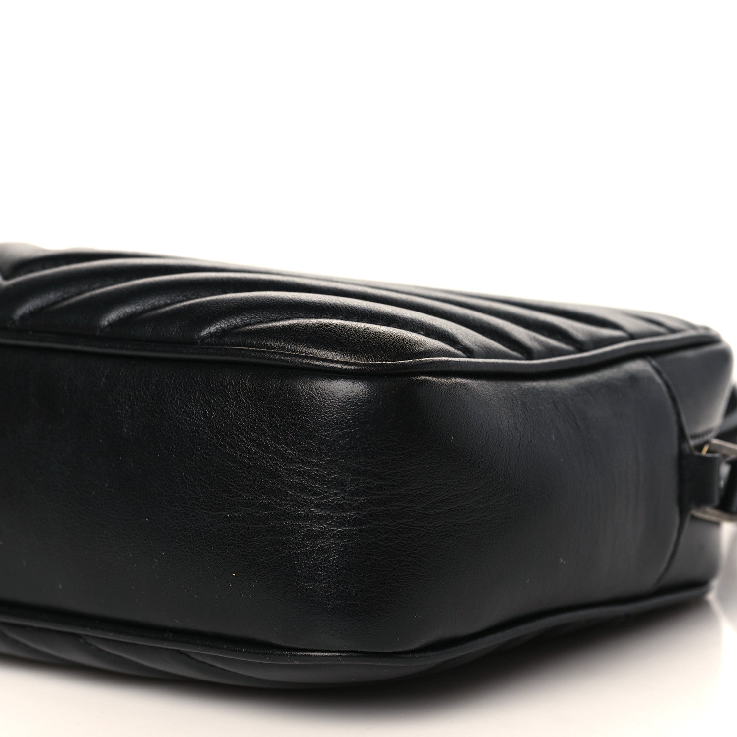Saint Laurent Calfskin Matelasse Monogram Lou Camera Bag Black 7 of 7