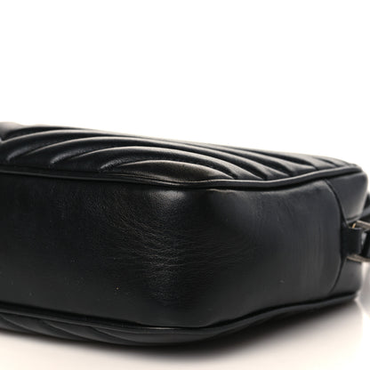 Saint Laurent Calfskin Matelasse Monogram Lou Camera Bag Black 7 of 7