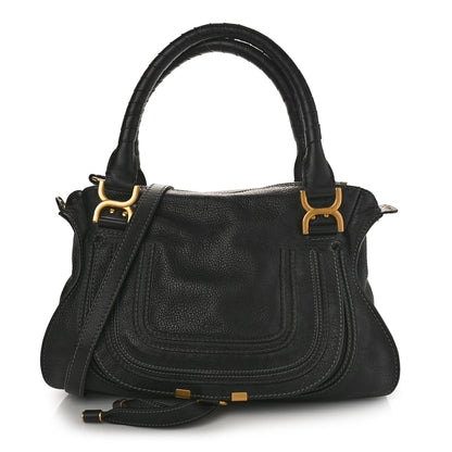 Chloe Calfskin Medium Marcie Satchel Black 1 of 8