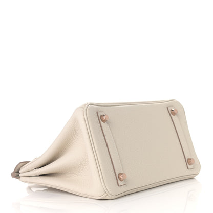 Hermes Togo Birkin 25 Craie 4 of 11