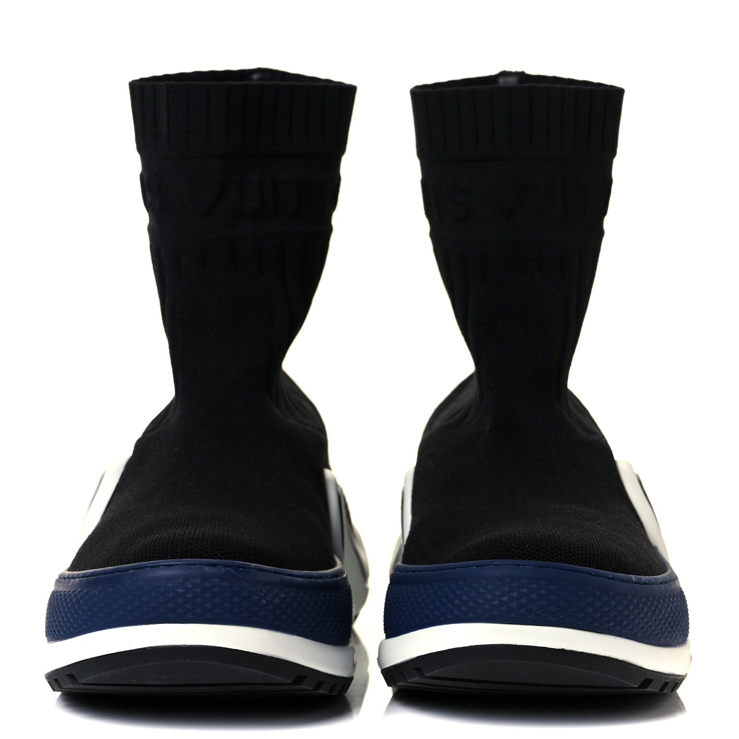 Louis Vuitton Stretch Textile LV Archlight Sneaker Boots 37 Black Blue 2 of 6