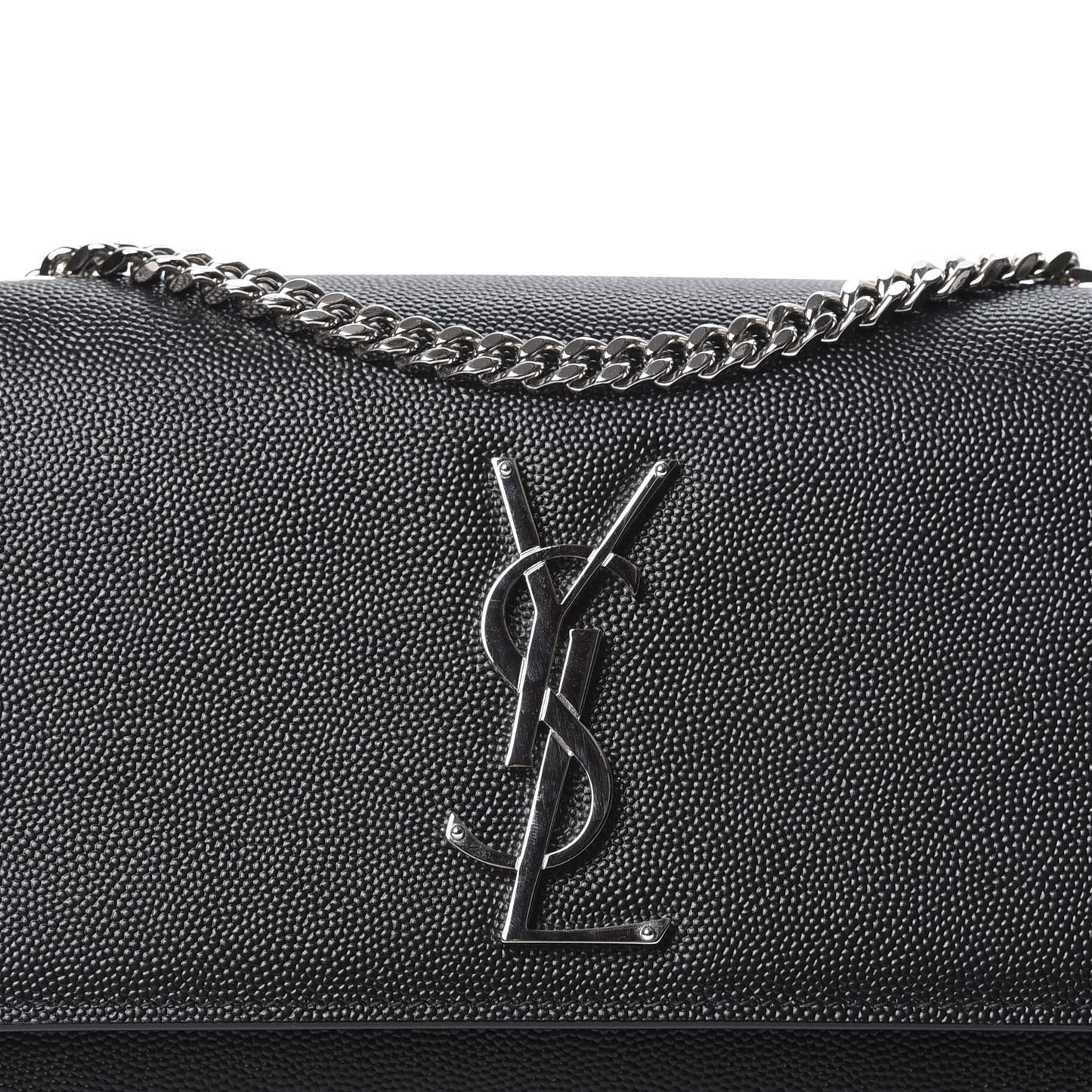 Grain De Poudre Small Monogram Kate Satchel Black