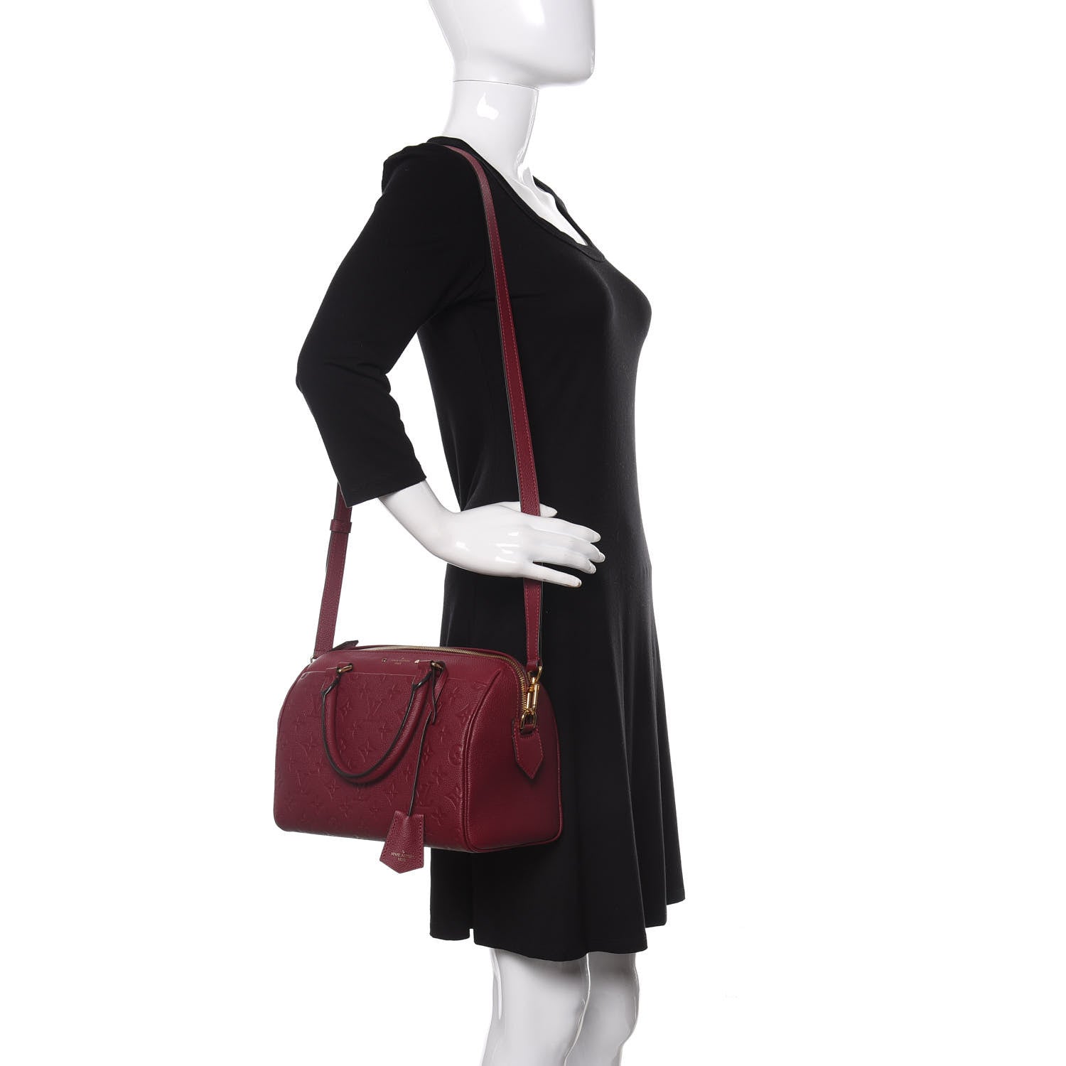Louis Vuitton Empreinte Speedy Bandouliere 25 NM Raisin 2 of 9