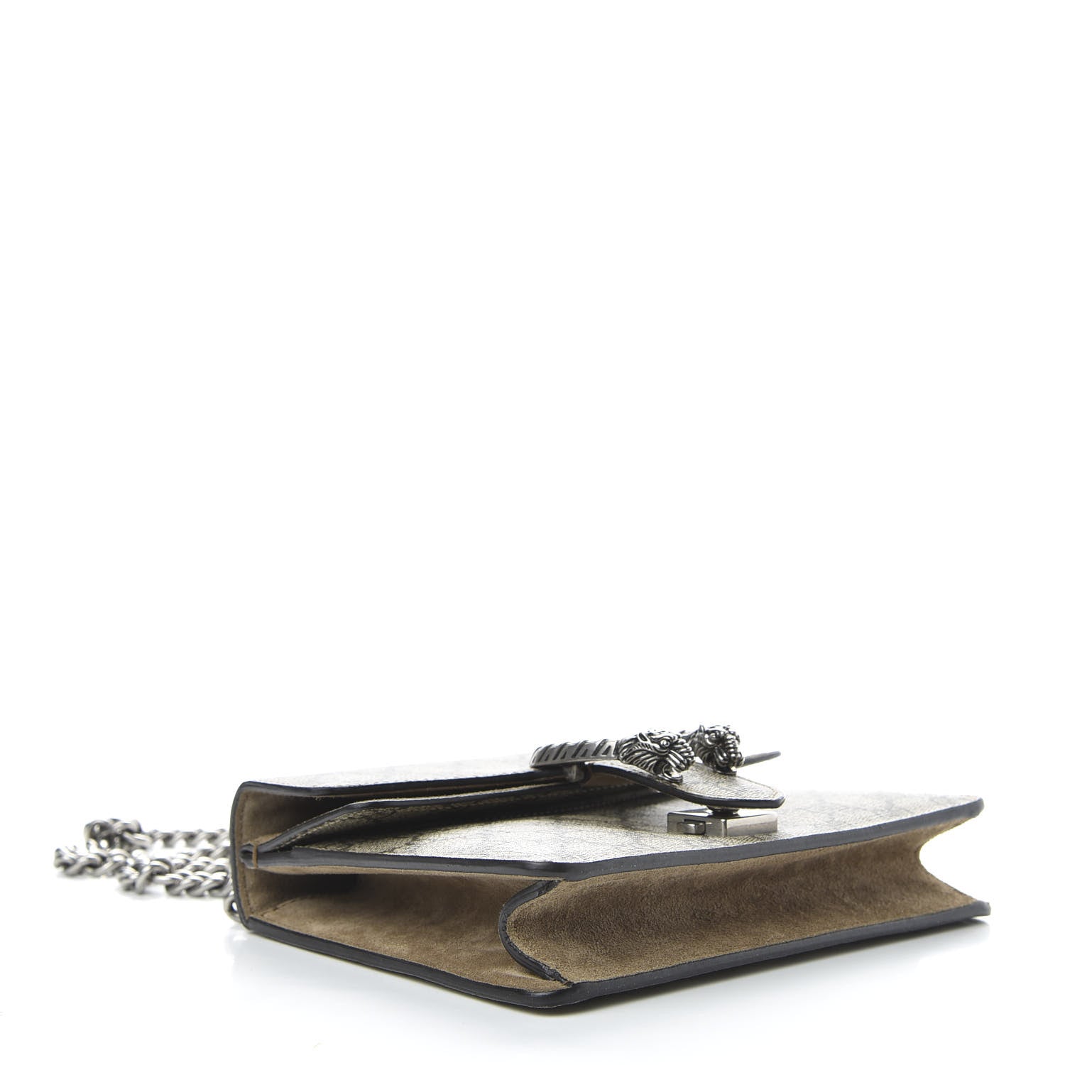 Gucci GG Supreme Monogram Mini Dionysus Shoulder Bag Taupe 4 of 9