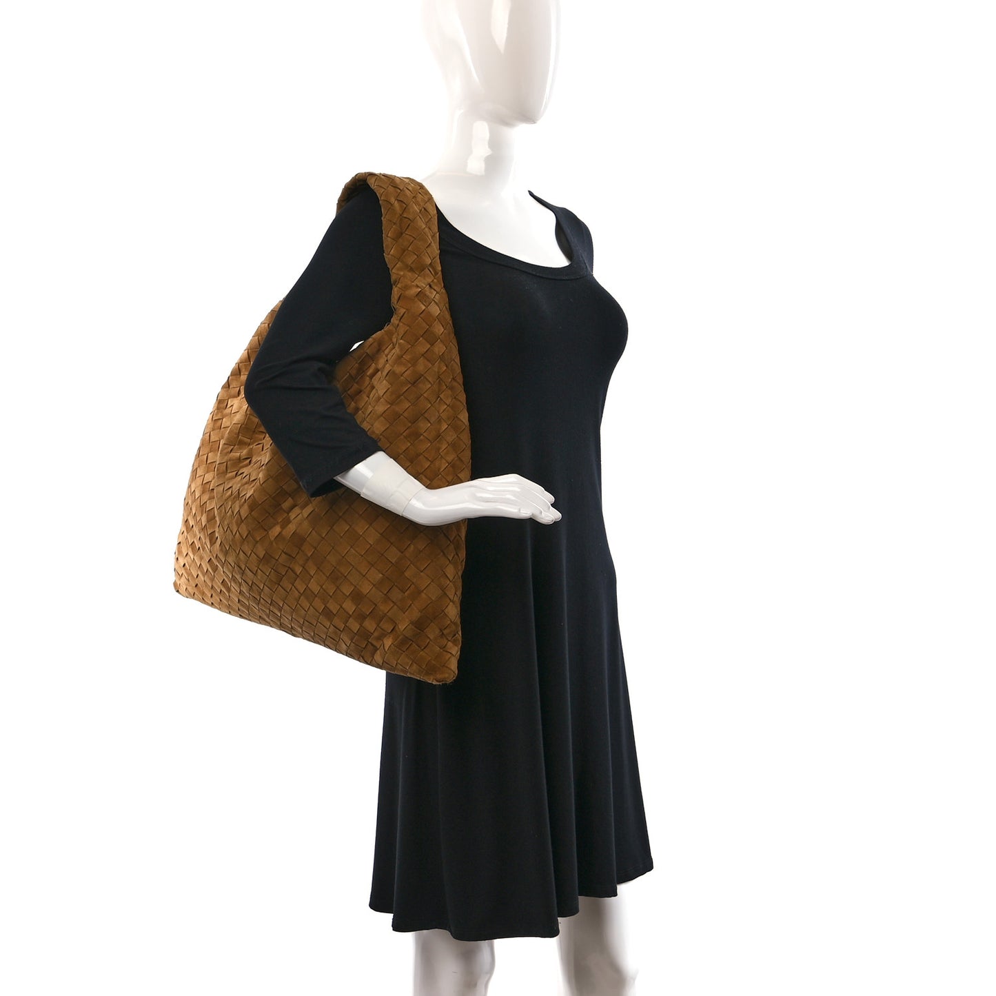 Suede Intrecciato Large Hop Acorn