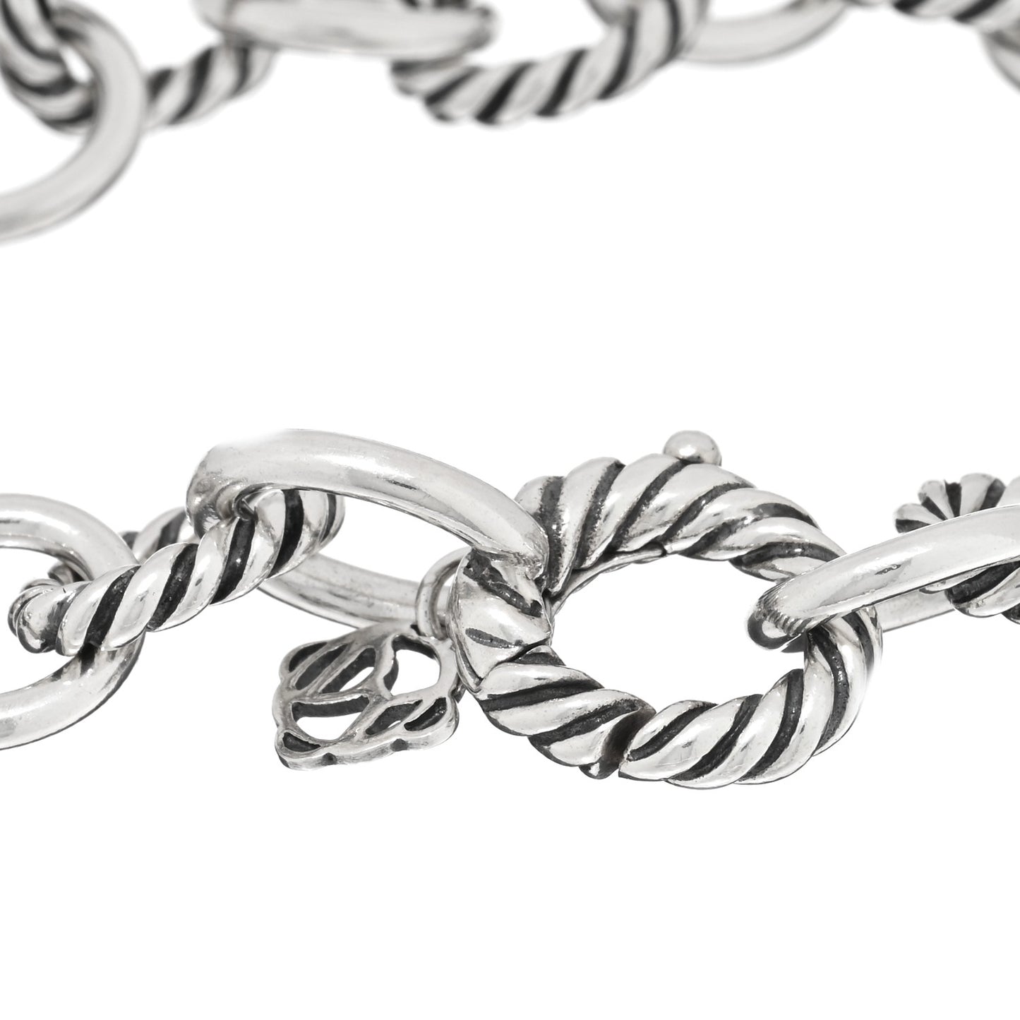 Sterling Silver 10mm Medium Oval Link Bracelet