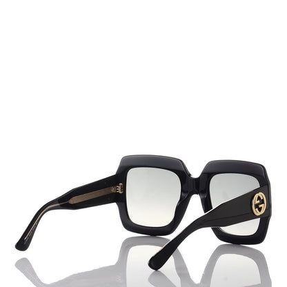Gucci Crystal Square Frame Sunglasses GG3861/S Black 4 of 8