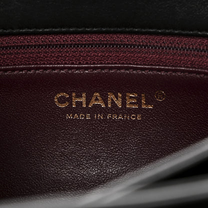 Chanel Lambskin Quilted Medium Trendy CC Flap Dual Handle Bag Black 6 of 11