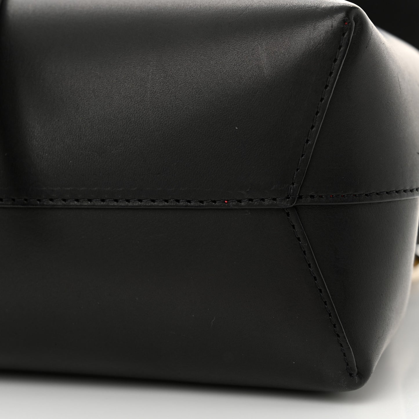 Calfskin Mini Lady Bag Black Flamma