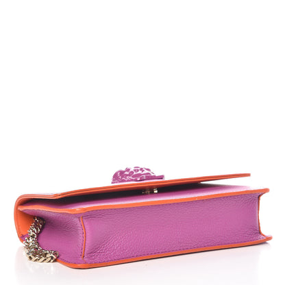 Versace Grained Calfskin Palazzo Chain Evening Bag Pink 4 of 8