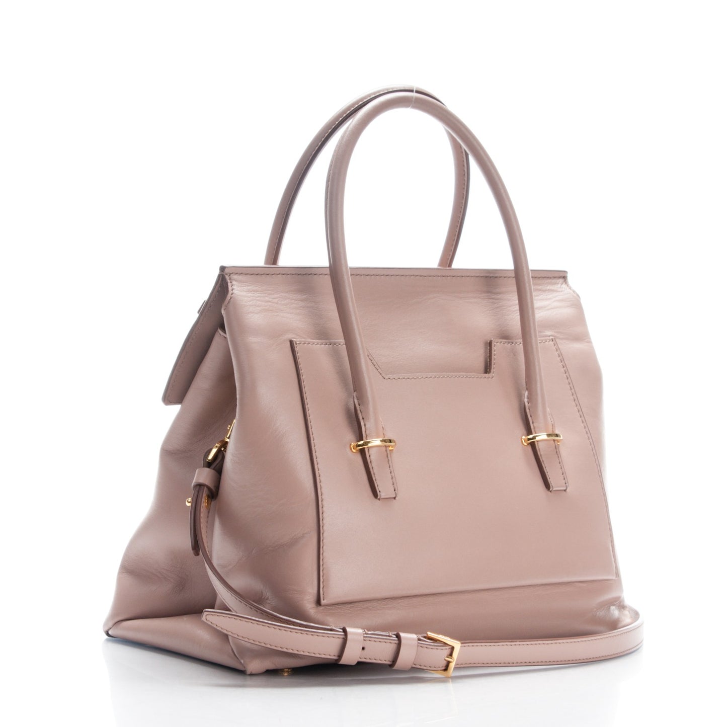 Smooth Calfskin Medium Icon Bag Blush Nude