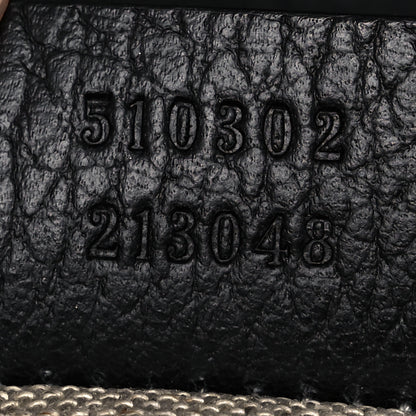 Gucci Dollar Calfskin Interlocking G Top Handle Shoulder Bag Black 7 of 12