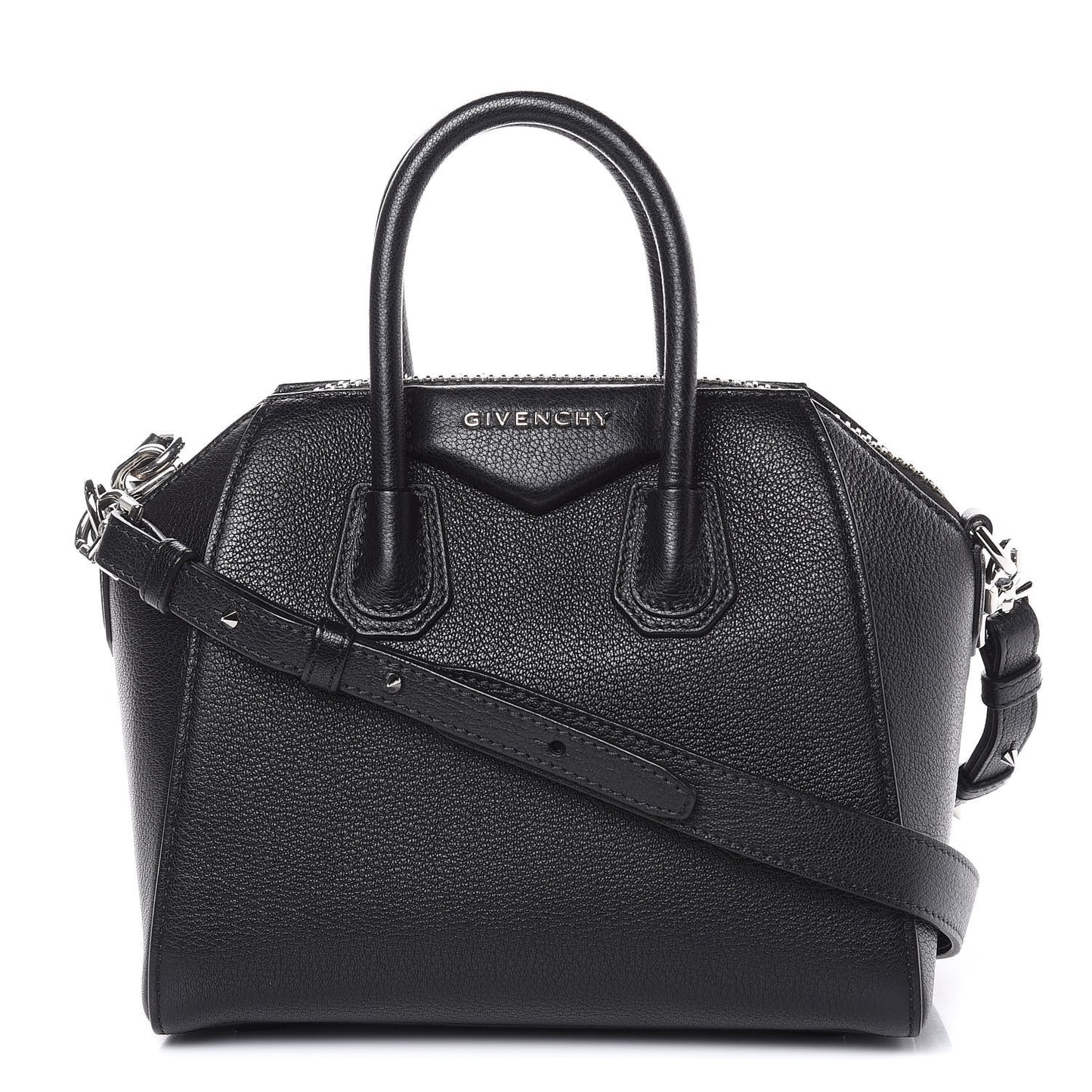 Sugar Goatskin Mini Antigona Black