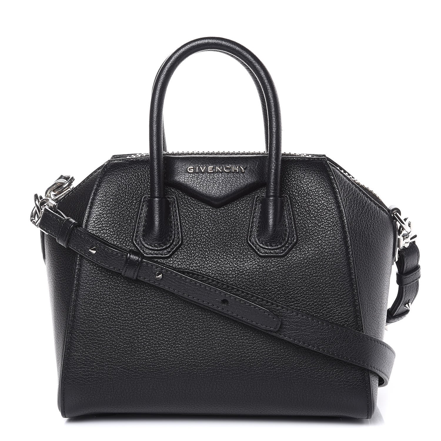 Givenchy Sugar Goatskin Mini Antigona Black 1 of 9