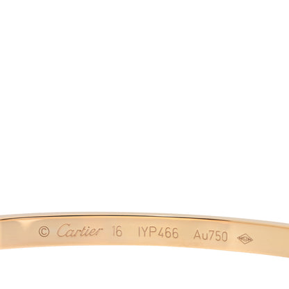 Cartier 18K Yellow Gold Small LOVE Bracelet 16 3 of 5