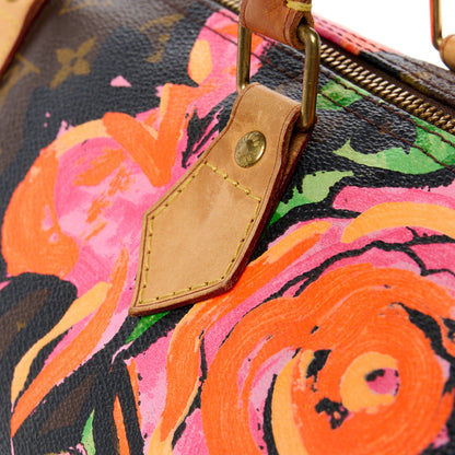 Louis Vuitton Monogram Roses Speedy 30 14 of 14