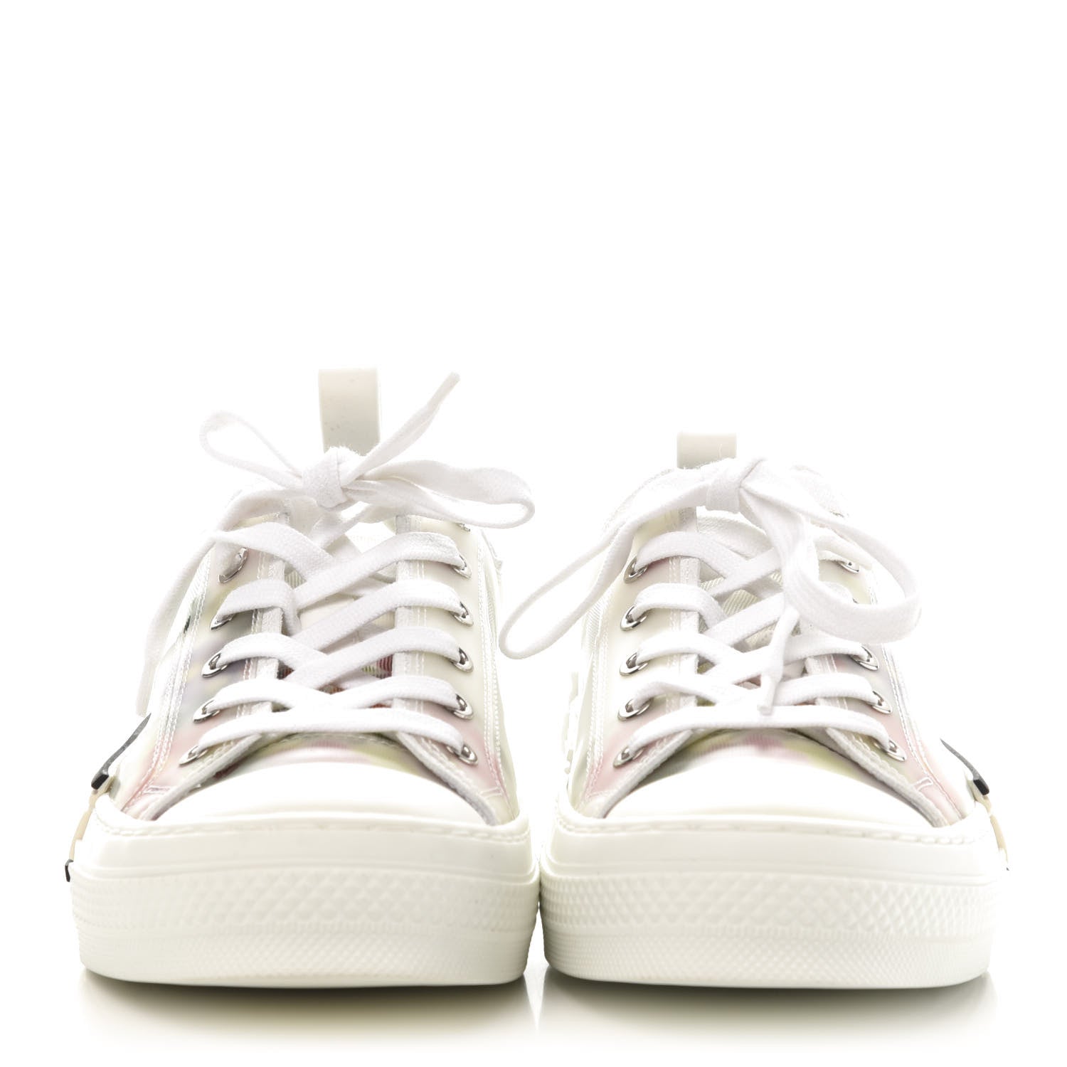Christian Dior Technical Canvas Flowers B23 Low Top Sneakers 39 White 2 of 9