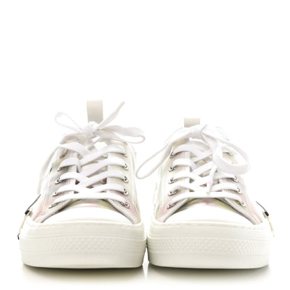 Christian Dior Technical Canvas Flowers B23 Low Top Sneakers 39 White 2 of 9