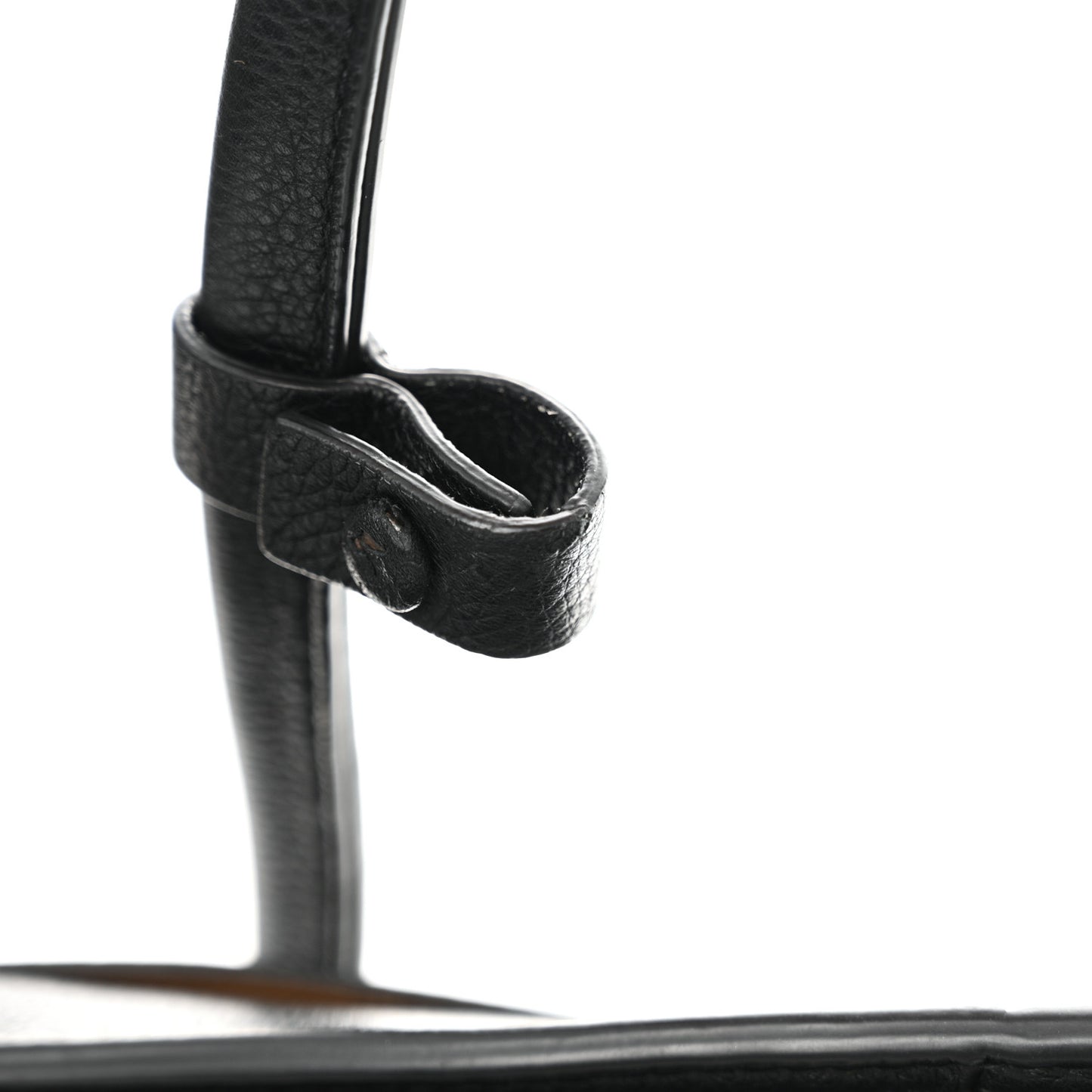 Grained Calfskin Maxi Intrecciato Medium Arco Black