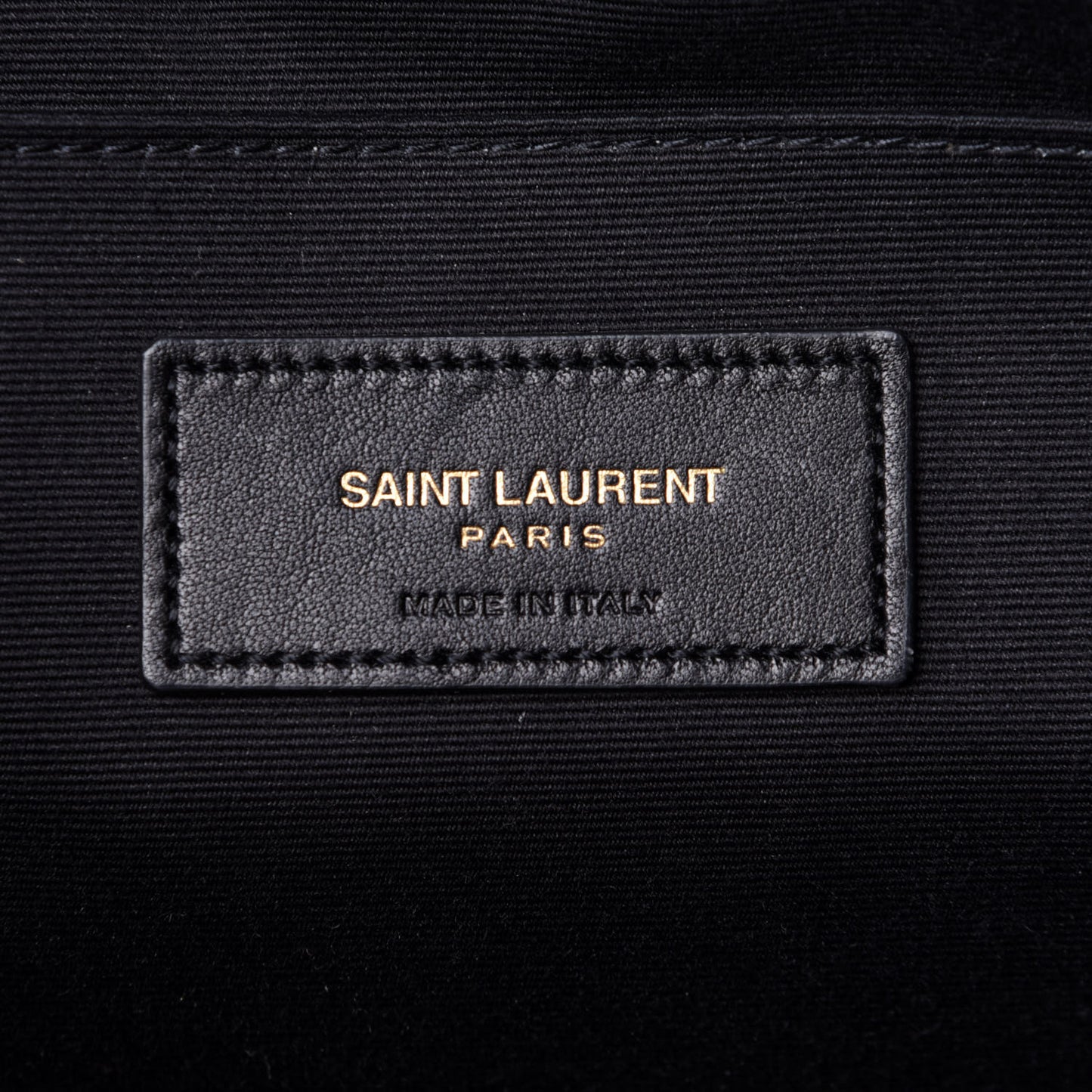 Calfskin Matelasse Chevron Monogram Document Holder Black