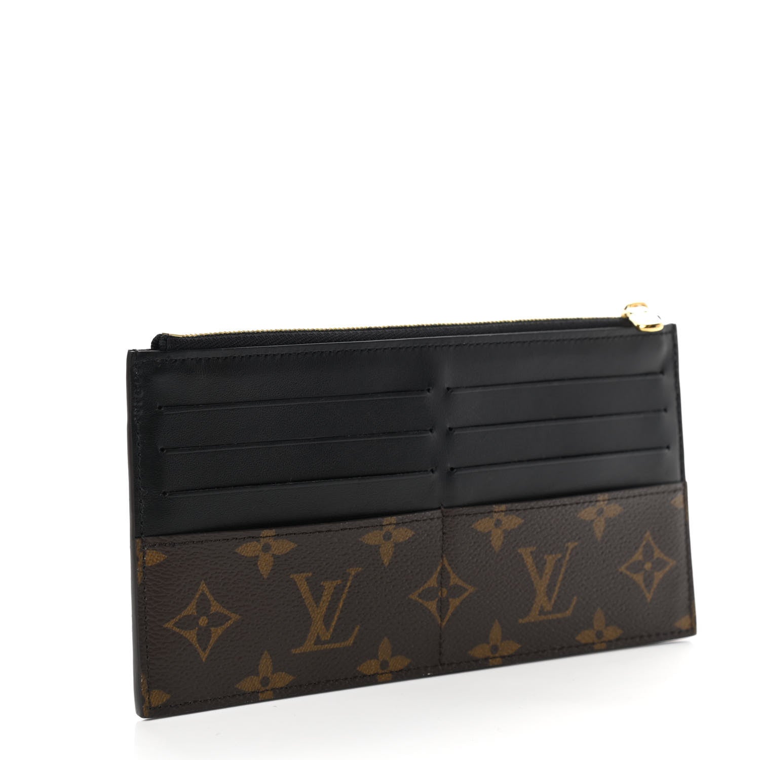 Louis Vuitton Monogram Slim Purse Black 3 of 7