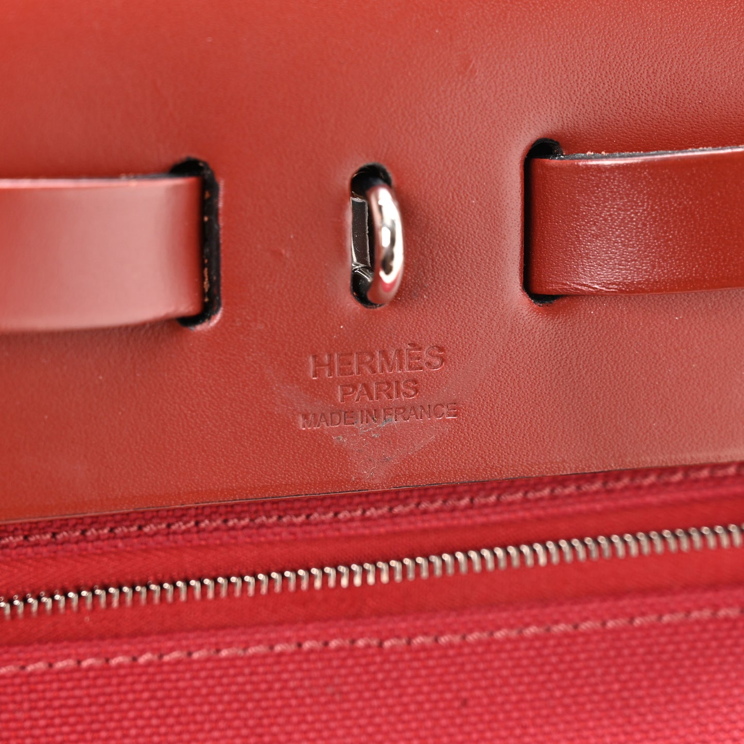Vache Hunter Toile Herbag Zip 31 PM Rouge H