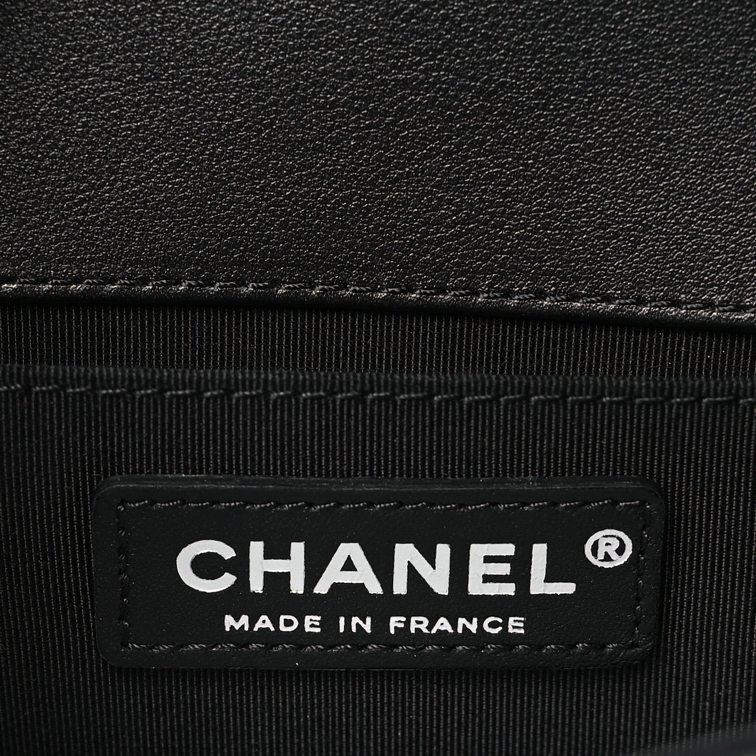 Chanel Calfskin Chevron Quilted Medium Boy Flap Black 6 of 11