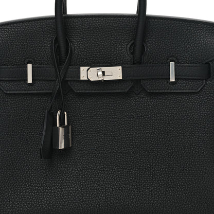 Hermes Togo Birkin 25 Black 8 of 11
