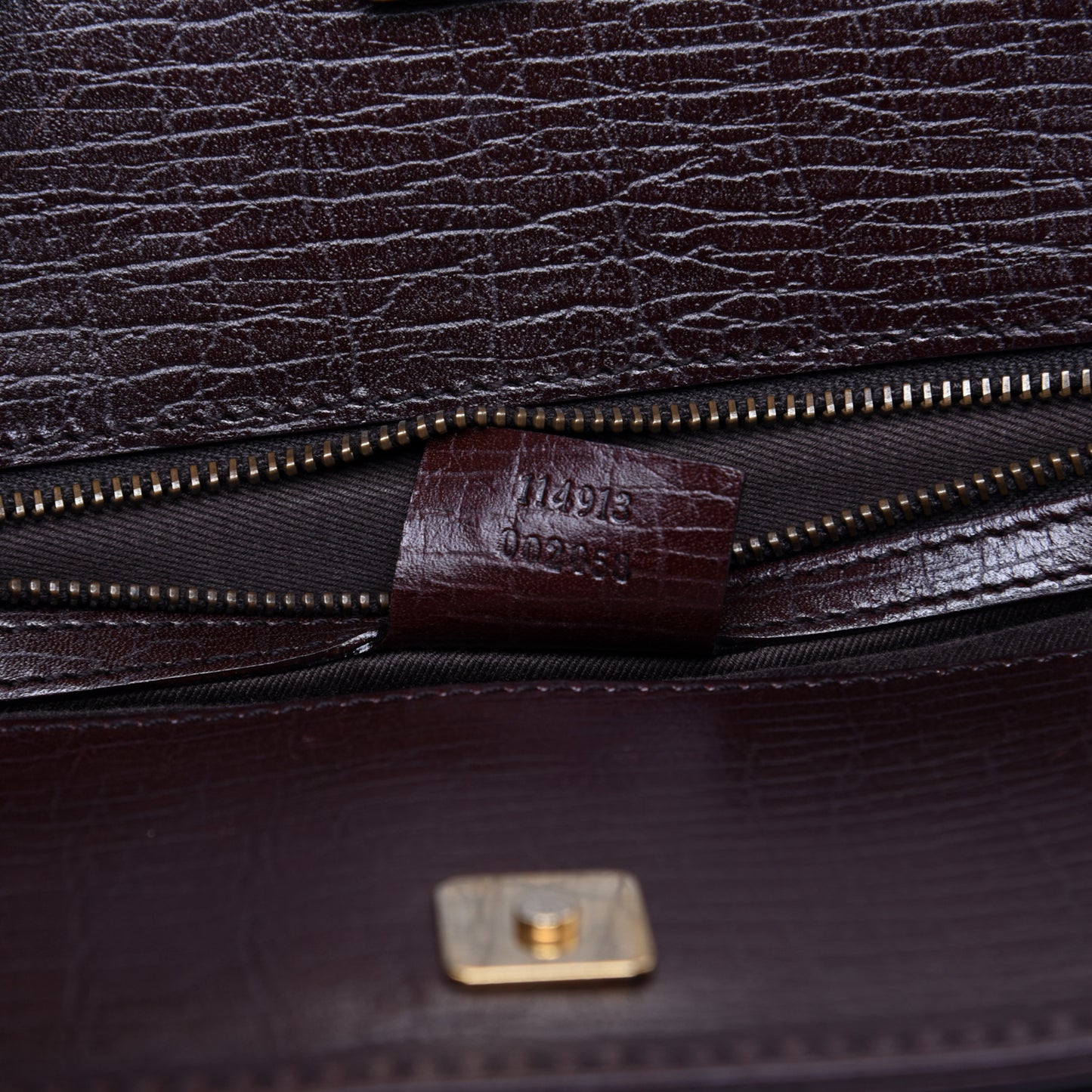 Monogram Horsebit Chain Shoulder Bag Brown