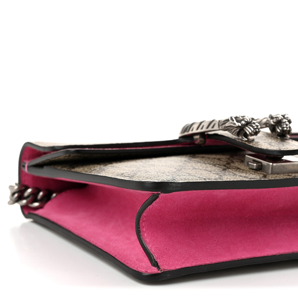 GG Supreme Monogram Mini Dionysus Shoulder Bag Pink