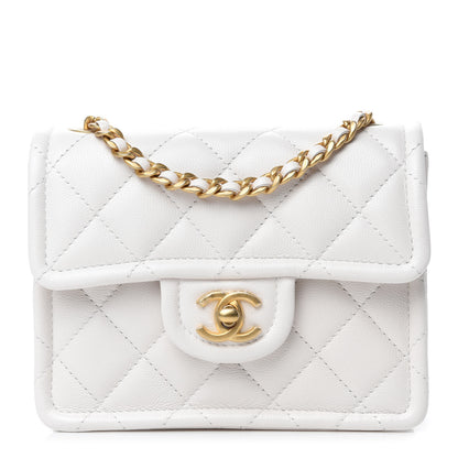 Chanel Caviar Quilted Mini Sweet Classic Flap White 1 of 11