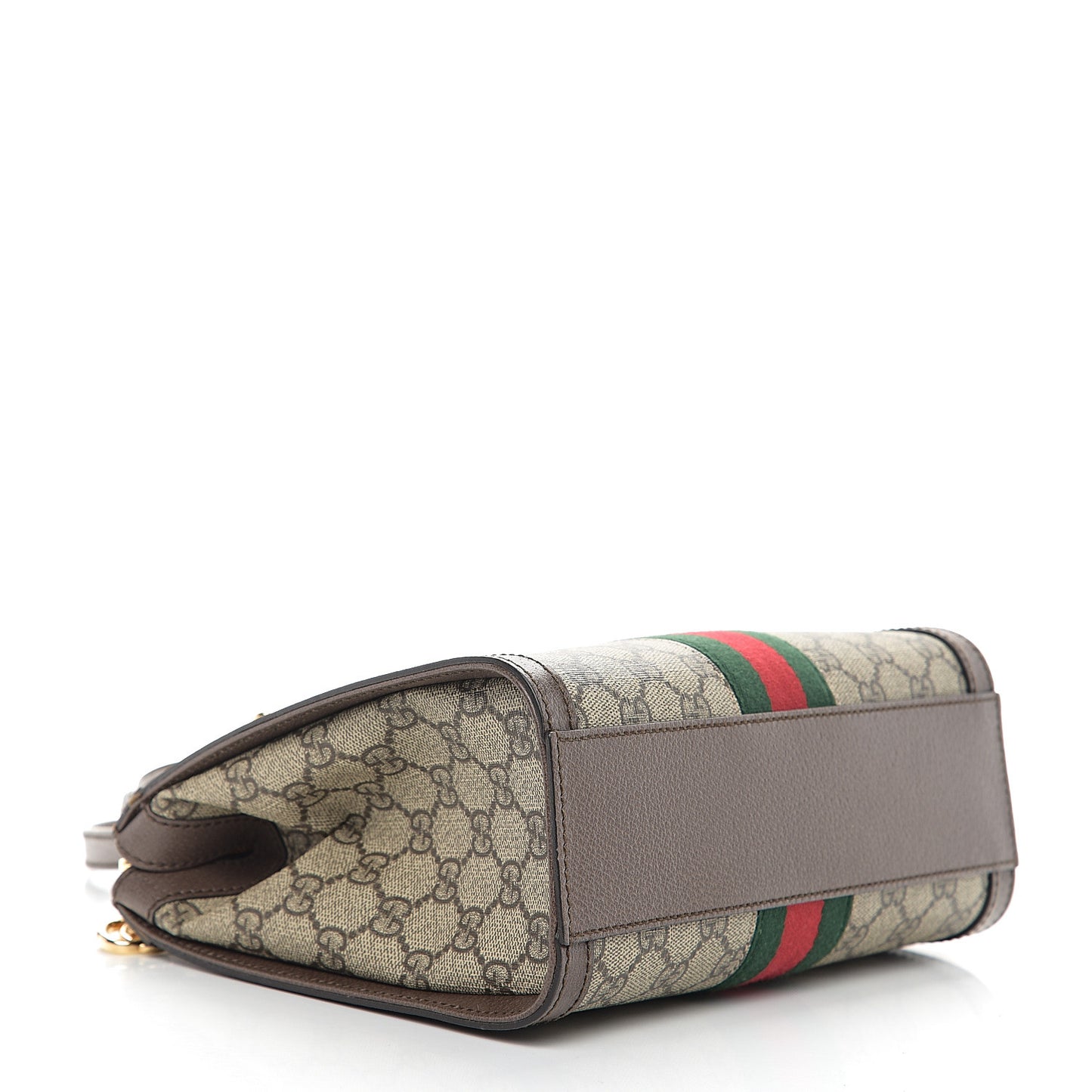 GG Supreme Monogram Small Ophidia Tote Bag Brown