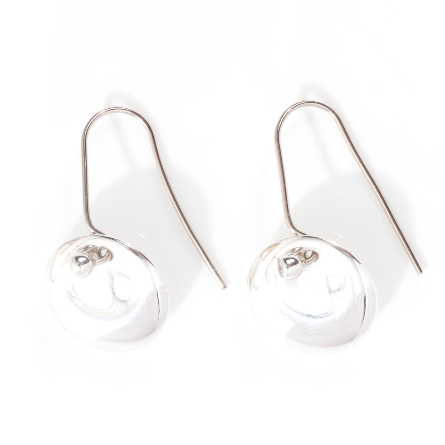 Sterling Silver Diamond Elsa Peretti Dangle Earrings