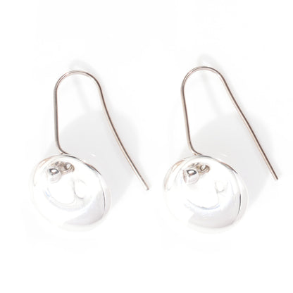 Tiffany Sterling Silver Diamond Elsa Peretti Dangle Earrings 1 of 4