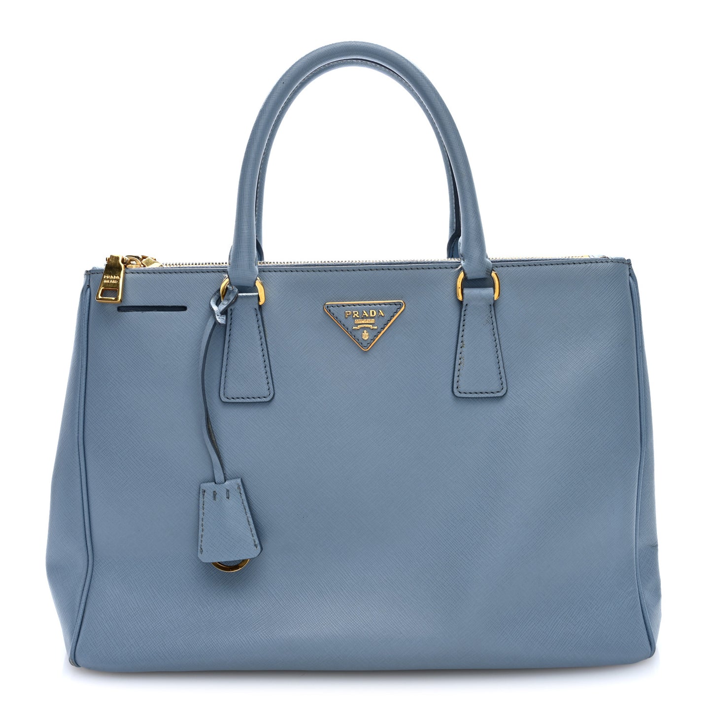 Saffiano Medium Galleria Double Zip Tote Aviazione