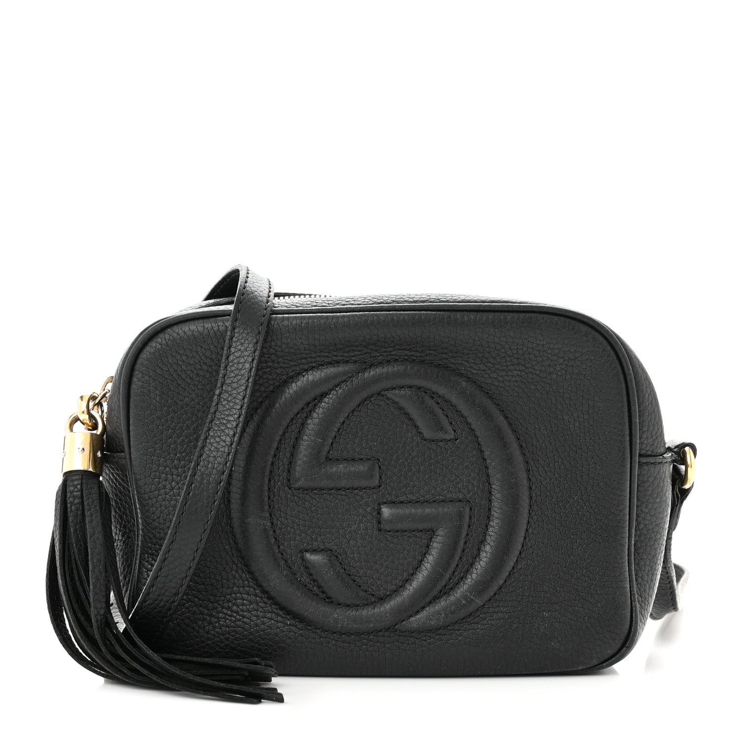 Gucci Pebbled Calfskin Small Soho Disco Bag Black 1 of 15