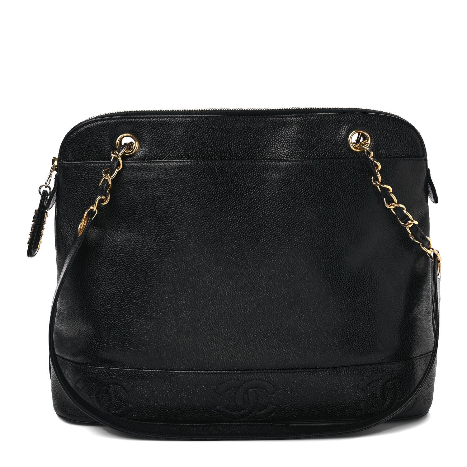 Chanel Caviar CC Shoulder Bag Black 1 of 8