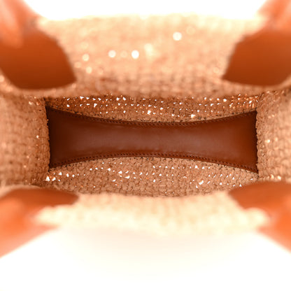 Christian Louboutin Raffia Calfskin Mini By My Side Tote Beige 5 of 10