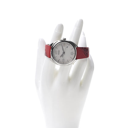 Fendi Stainless Steel Calfskin 34mm Momento Date Quartz Watch 2 of 8