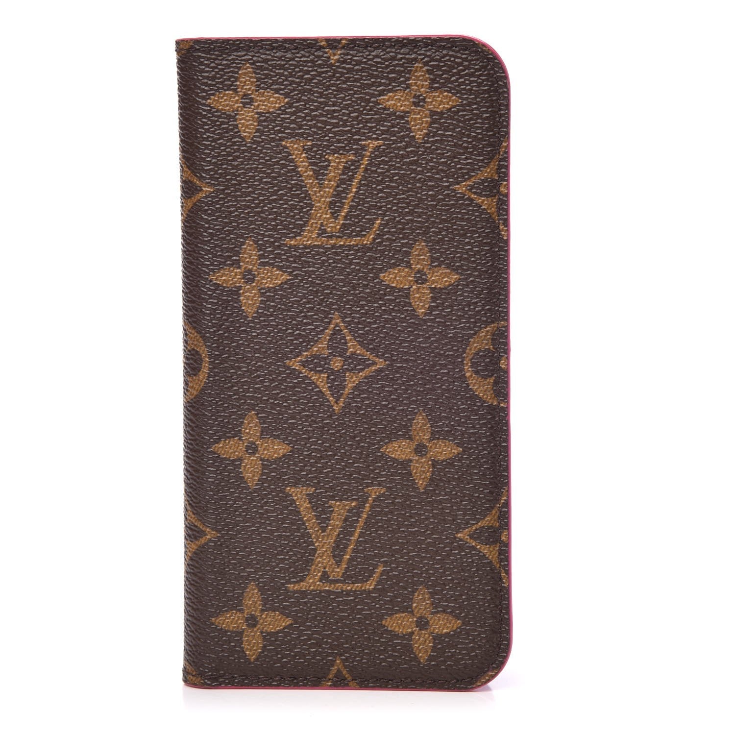 Louis Vuitton Monogram iPhone X Folio Case Rose Pop 1 of 7