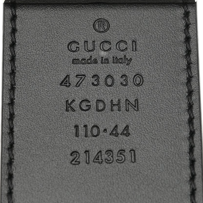 Gucci GG Supreme Monogram Interlocking G Belt 110 44 Dark Brown 5 of 10