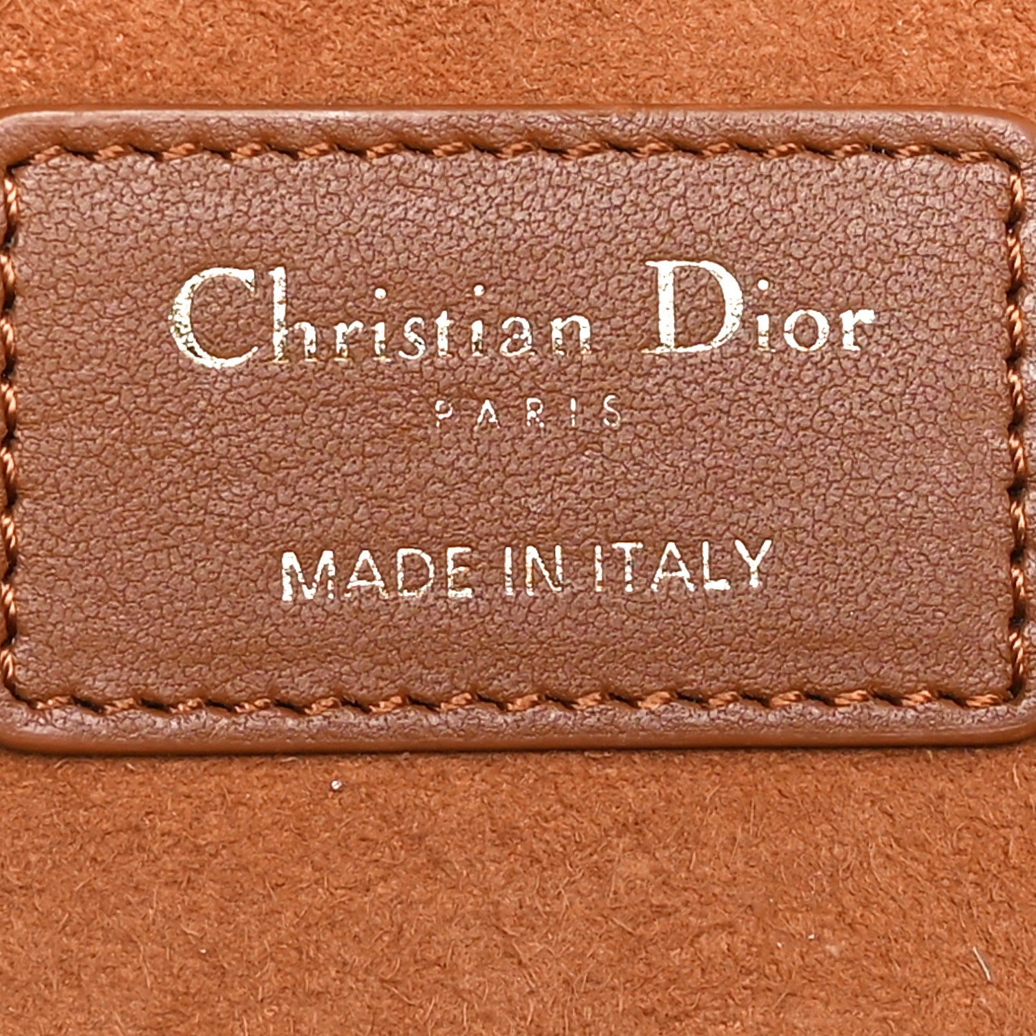 Christian Dior Lambskin Cannage Small Diortravel Vanity Case Cognac 6 of 9