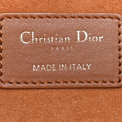 Christian Dior Lambskin Cannage Small Diortravel Vanity Case Cognac 6 of 9