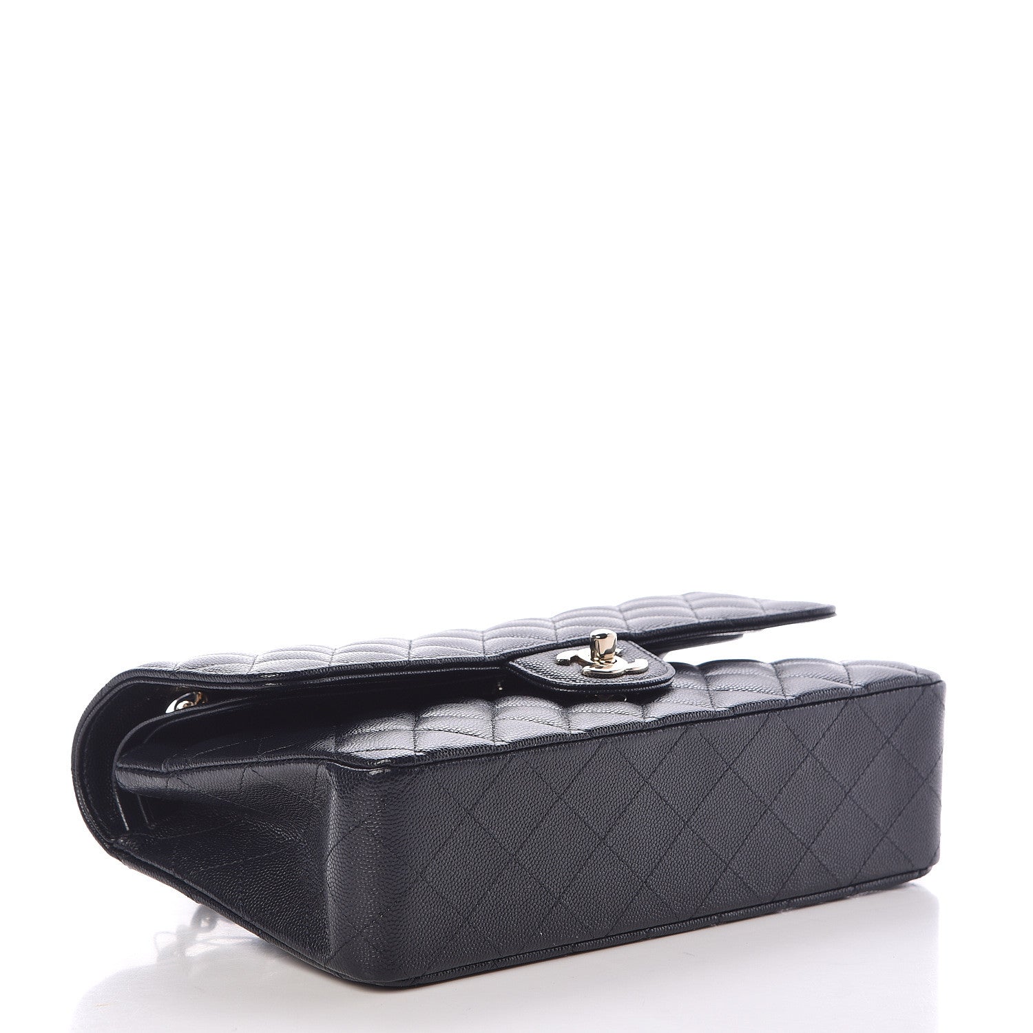 Chanel Caviar Quilted Medium Double Flap Navy 4 of 11