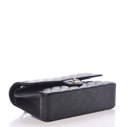 Chanel Caviar Quilted Medium Double Flap Navy 4 of 11