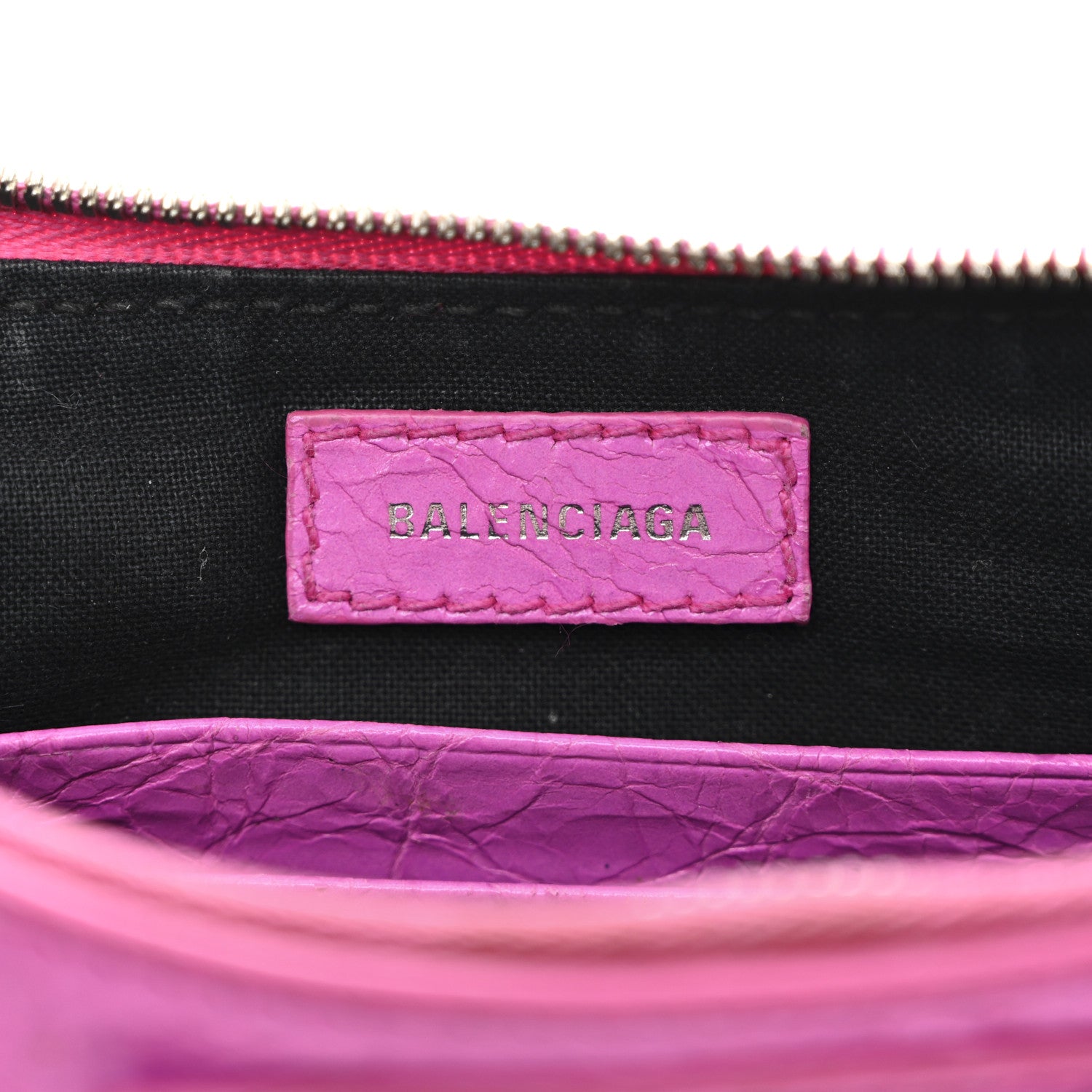 Balenciaga Agneau Arena Le Cagole Mini Purse With Chain Lipstick Pink 7 of 15